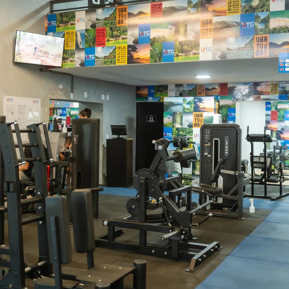 Sala de musculação da UTG
